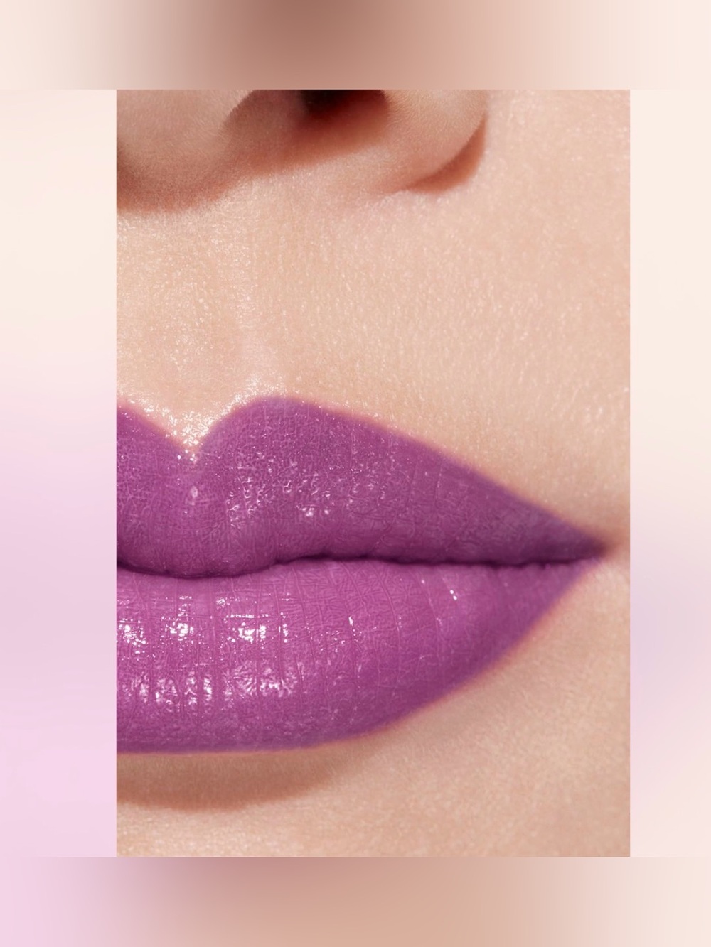 CHANEL Rouge Coco Baume Shine Lipstick - 764 Charming Lilac Luxe Plum Hue - Picture 7 of 11